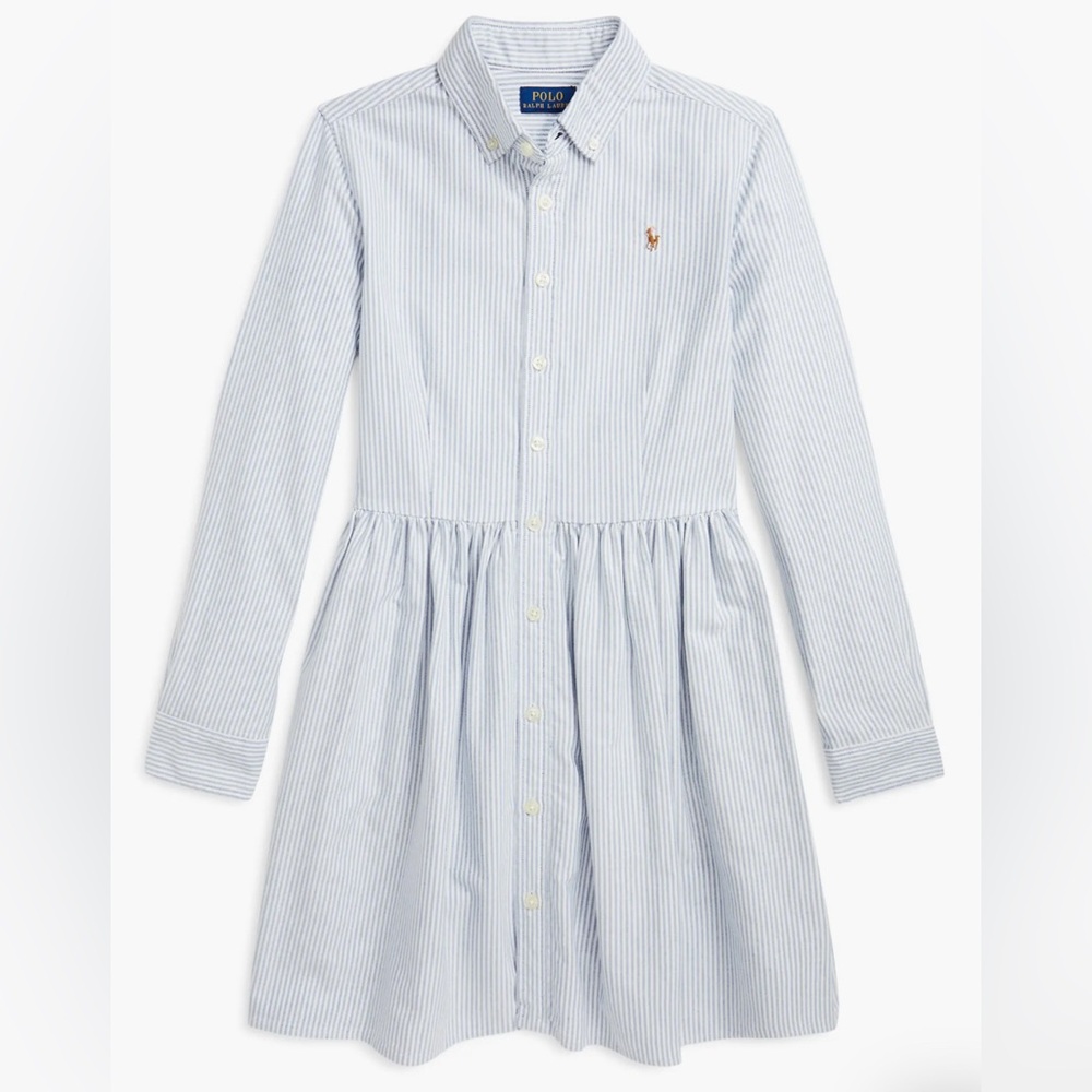 Polo by Ralph Lauren White and Blue Striped Shirt
